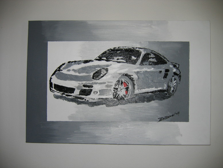 #27321 - Porsche Schilderij
