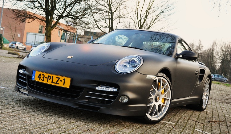 #52392 - Porsche 997 Turbo S Matzwart