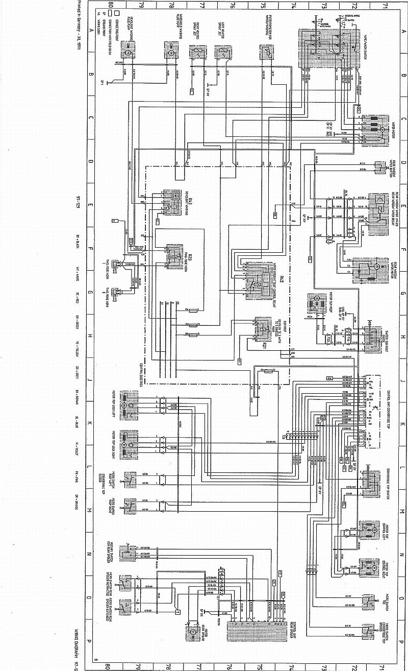 #57432 - Schema achterspoiler 964 MJ 1992