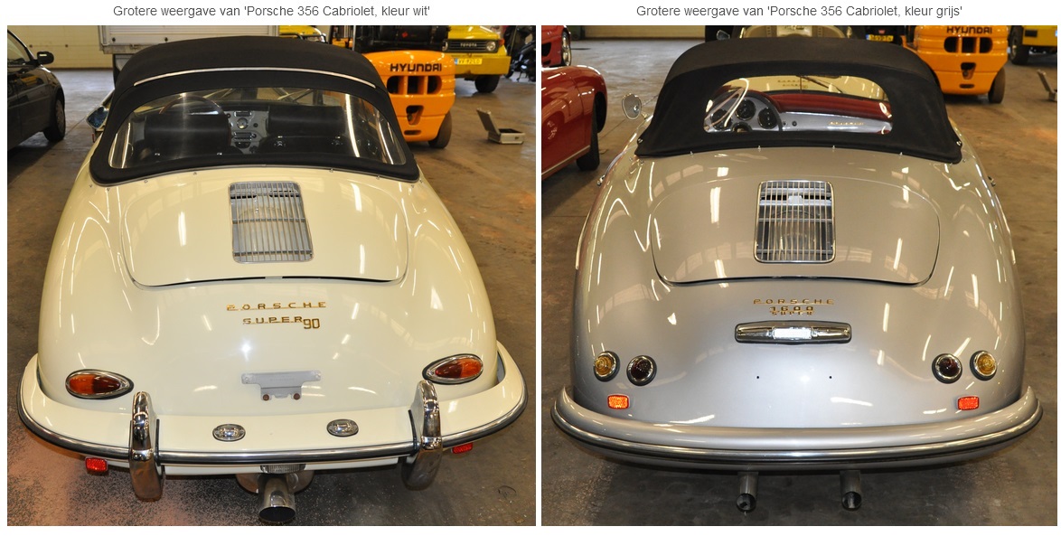 #61760 - 2 gestolen porsche 356 cabrio's teruggevonden #61760 - 2 gestolen porsche 356 cabrio's teruggevonden